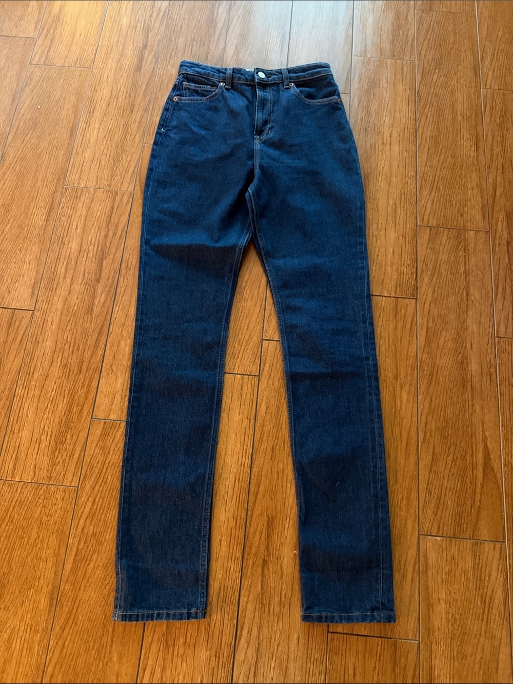 Reformation Etta High Rise Stacked Slim Jeans- size 26 - Picture 3 of 8